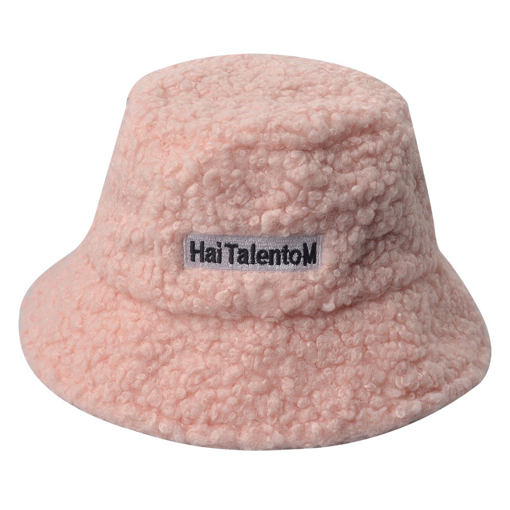 Vissershoed kind roze synthetisch