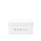 Broodtrommel 30x18x15 cm wit zilver