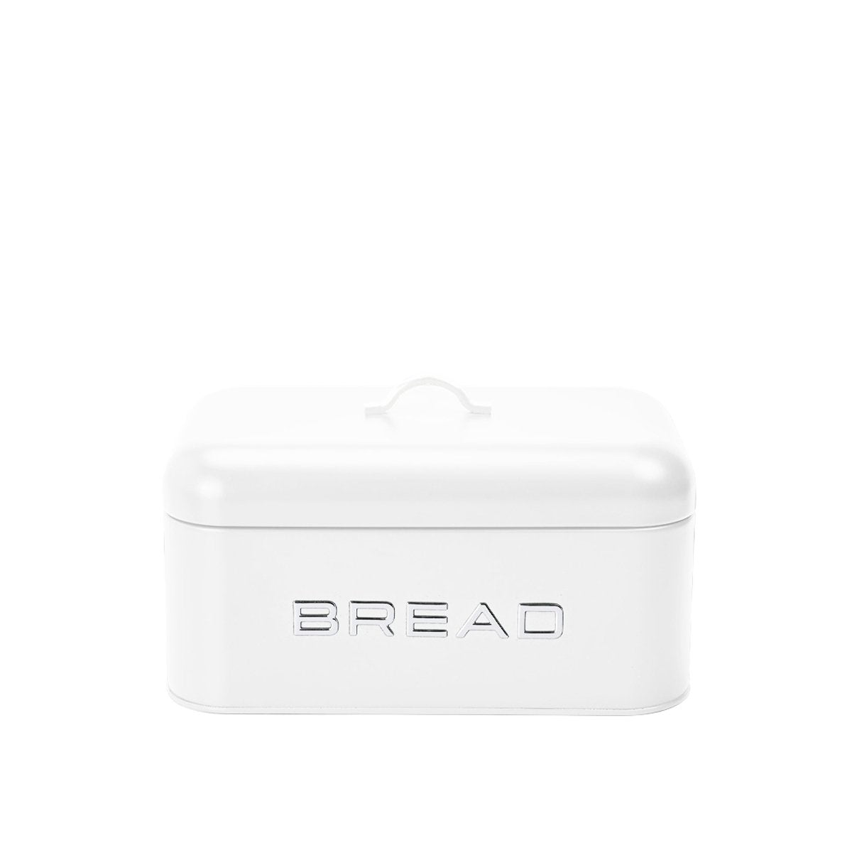 Broodtrommel 30x18x15 cm wit zilver