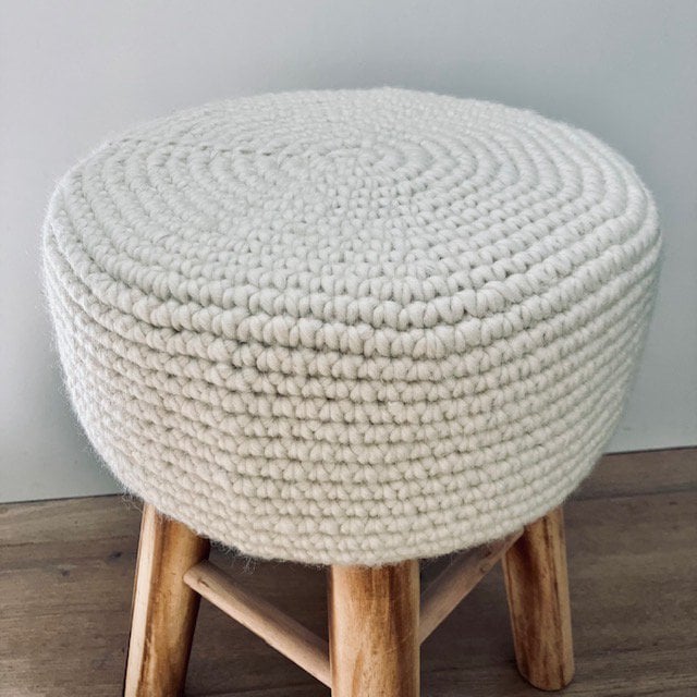 Kinderstoel Luna Leena Ø30x40 cm wol off-white