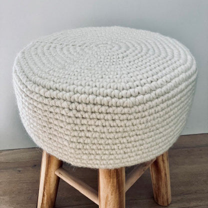 Kinderstoel Luna Leena Ø30x40 cm wol off-white