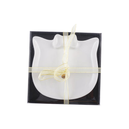 Golden coati dessert plate