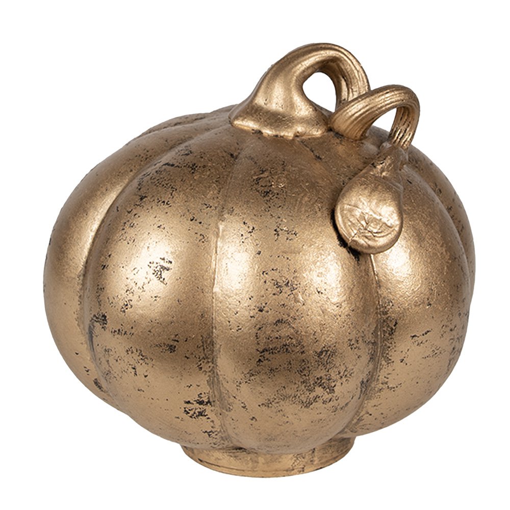 Decoration Pumpkin Ø 15x15 cm Copper Colored Glass Home Decoration