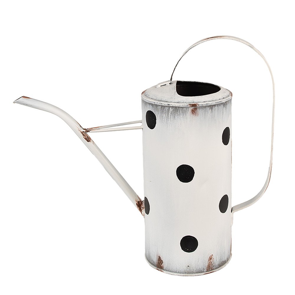 Decorative Watering Can 36x13x34 cm White Metal