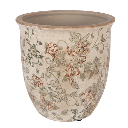 Bloempot Ø 17x17 cm Beige Keramiek