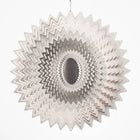 Wind Spinner, Spin Art, Stainless Steel, Splash, 120SP108, Silver-coloured, Ø30cm