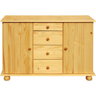 Timeless Solid Pine Dresser With Ample Storage Space