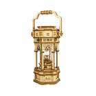 Robotime muziekdoos lantaarn 30 cm berkenhout