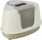 Moderna Corner Cat Litter Box Flip Beige