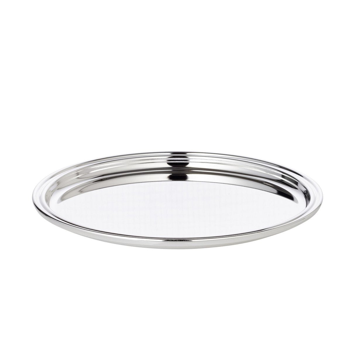 Dienblad rond verzilverd Ø22 cm