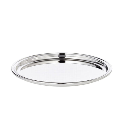 Dienblad rond verzilverd Ø22 cm