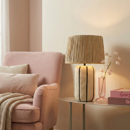 Staande lamp Denton Beige