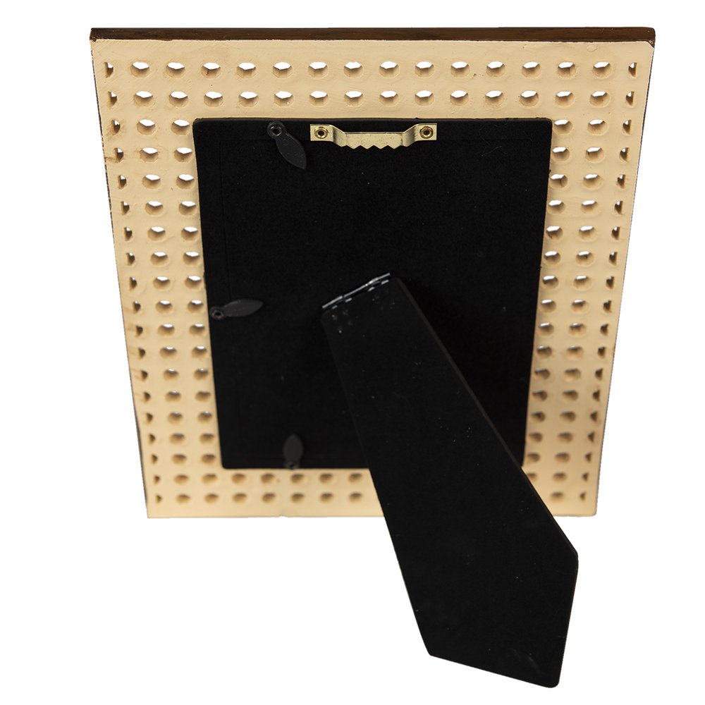 Fotolijst 10x15 cm polyresin bruin beige
