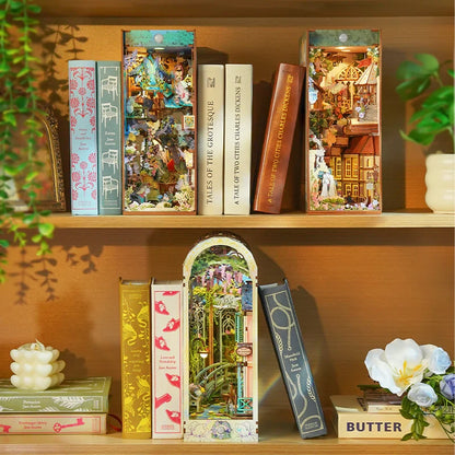 DIY Book Nook Giverny Garden 19x9.8x26.9 cm hout
