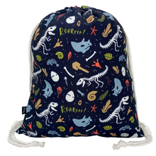 Heckbo Gymtas Dino Skeleton Stoer Voor Kinderen Met Kleuren