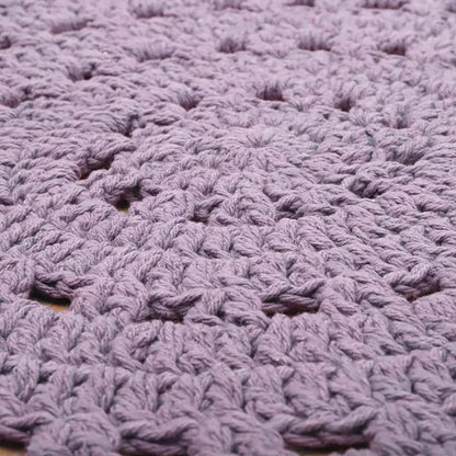 ALMA PURPLE Crocheted Children's Rug