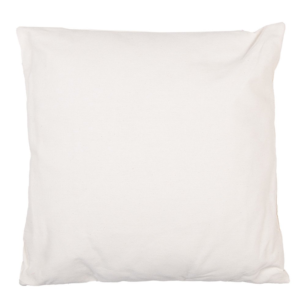 Cushion 45x45 cm White Synthetic