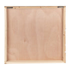 Schilderij 50x50 cm bruin canvas schapen brocante