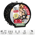 Decorative Lighting Micro Cluster with Reel - 750 LED - 15 Meter - With Timer - Extra Warm White