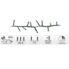 Micro Cluster Met Haspel - 500 Led - 10 Meter - Met Timer - Multicolor