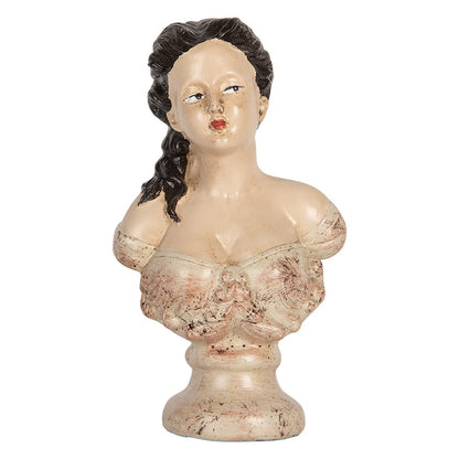 Decoration Figurine Woman 12x8x20 cm Beige Plastic