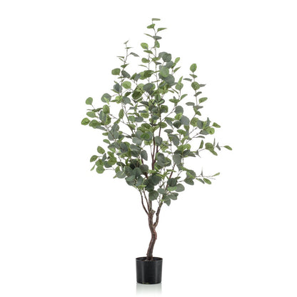 Kunstplant Eucalyptus 120 cm groen zilver