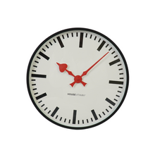 Klock Wall Clock Station - White/Black - 40x40x4cm