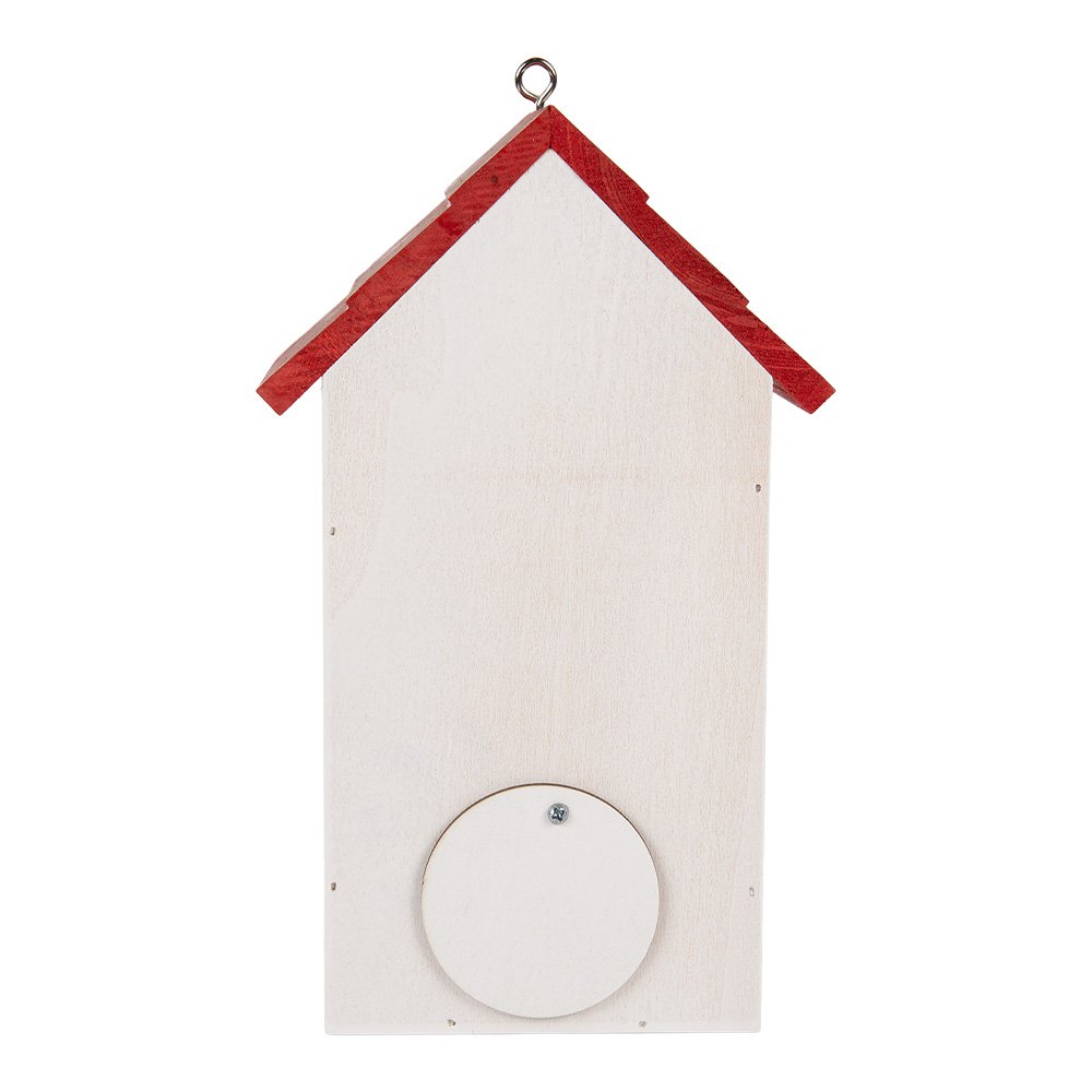 Vogelhuis 15x10x22 cm Wit Hout