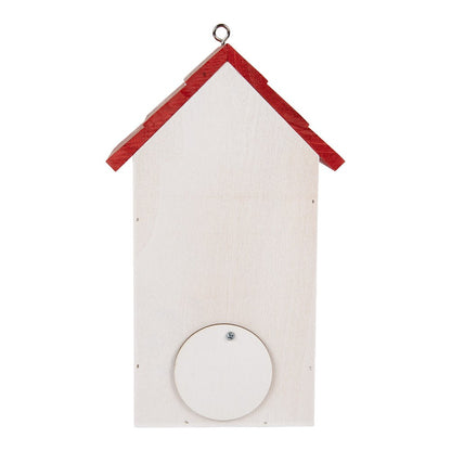 Vogelhuis 15x10x22 cm Wit Hout