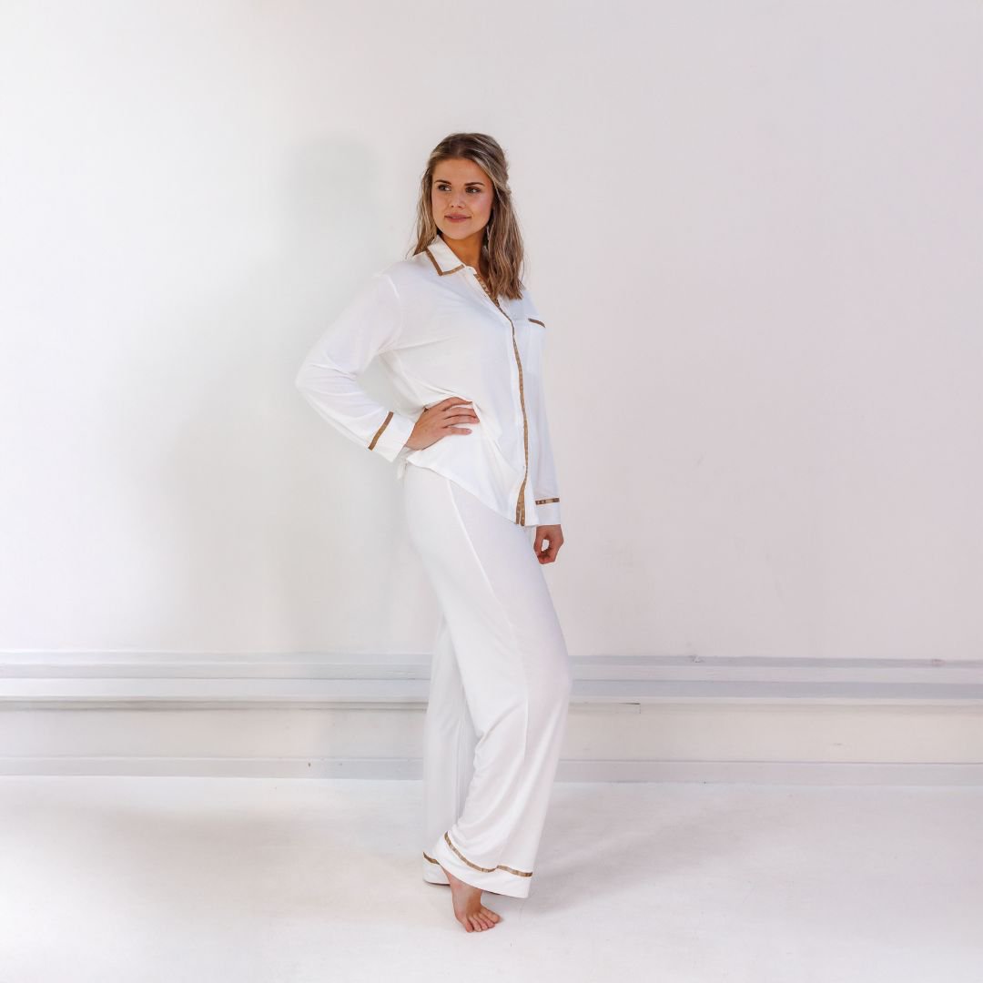 Pyjama set dames TENCEL™ modal off white