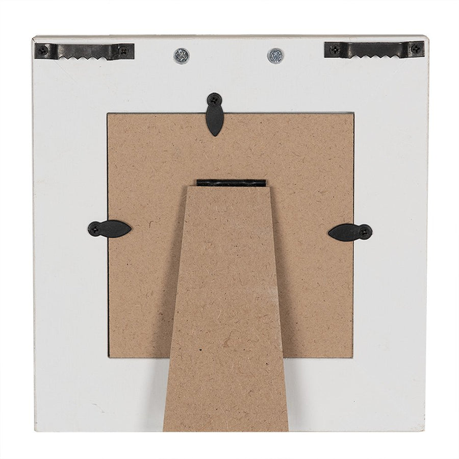 Fotolijst 10x10 cm wit MDF