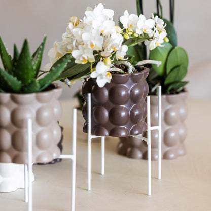Plantenstandaard metaal rond 14 cm