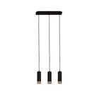 Hanglamp Fridu 48 cm matzwart goud GU10