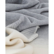 Beddeken 90% merinowol 10% kasjmier beige wit