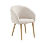 Fauteuilset 2 stuks structuurstof beige