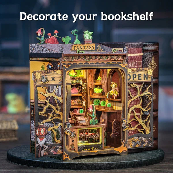 Boekeninleg 11,5x10x17 cm hout fantasy plantenwinkel