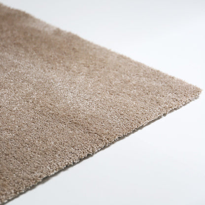 Vloerkleed 160x230 cm zandbeige machinewasbaar