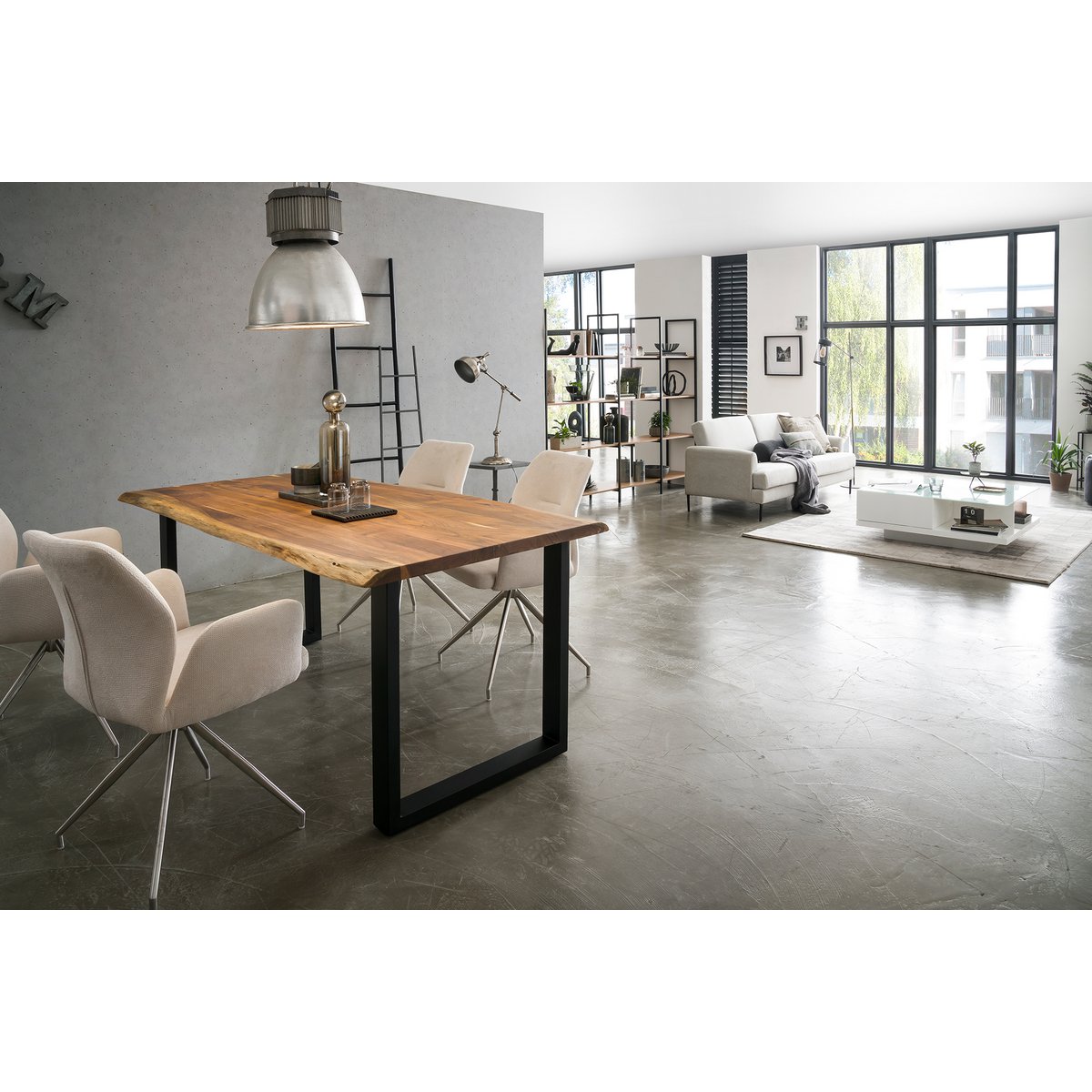 Eettafel acacia 140x80 cm