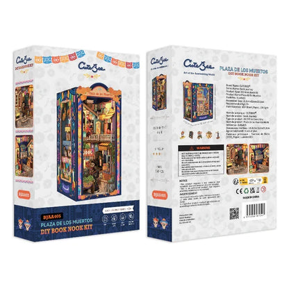 Cutebee, DIY Booknook, Plaza de los Muertos, BJAA405, 18,3x12x23,3cm