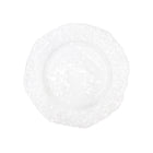 Platte plaat glas 27 cm transparant