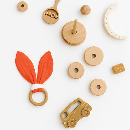 Strawberry Organic Cotton Teether