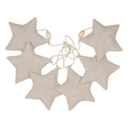 "Star Dust" Linen Garland with Stars