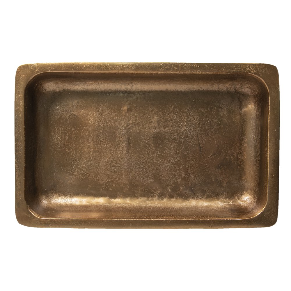Side table 53x54x62 cm Copper-coloured Aluminium