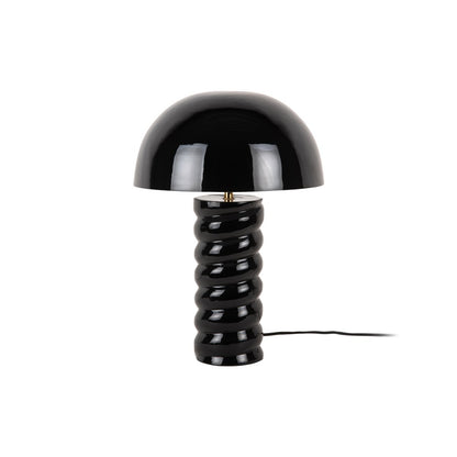 Tafellamp 30 cm diameter zwart ijzer
