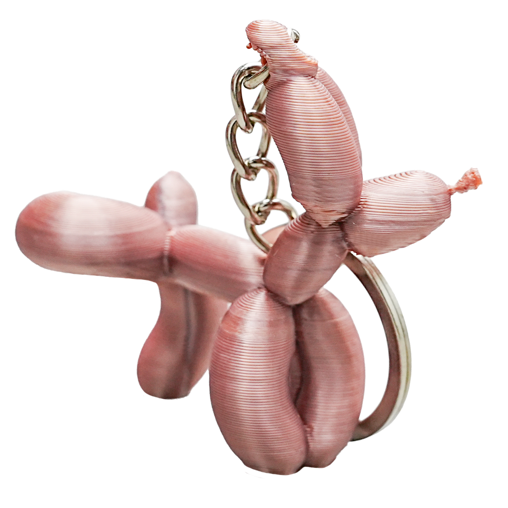 Sleutelhanger ballon hond plassend PLA