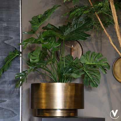 Plant pot - Uyuni aged brass