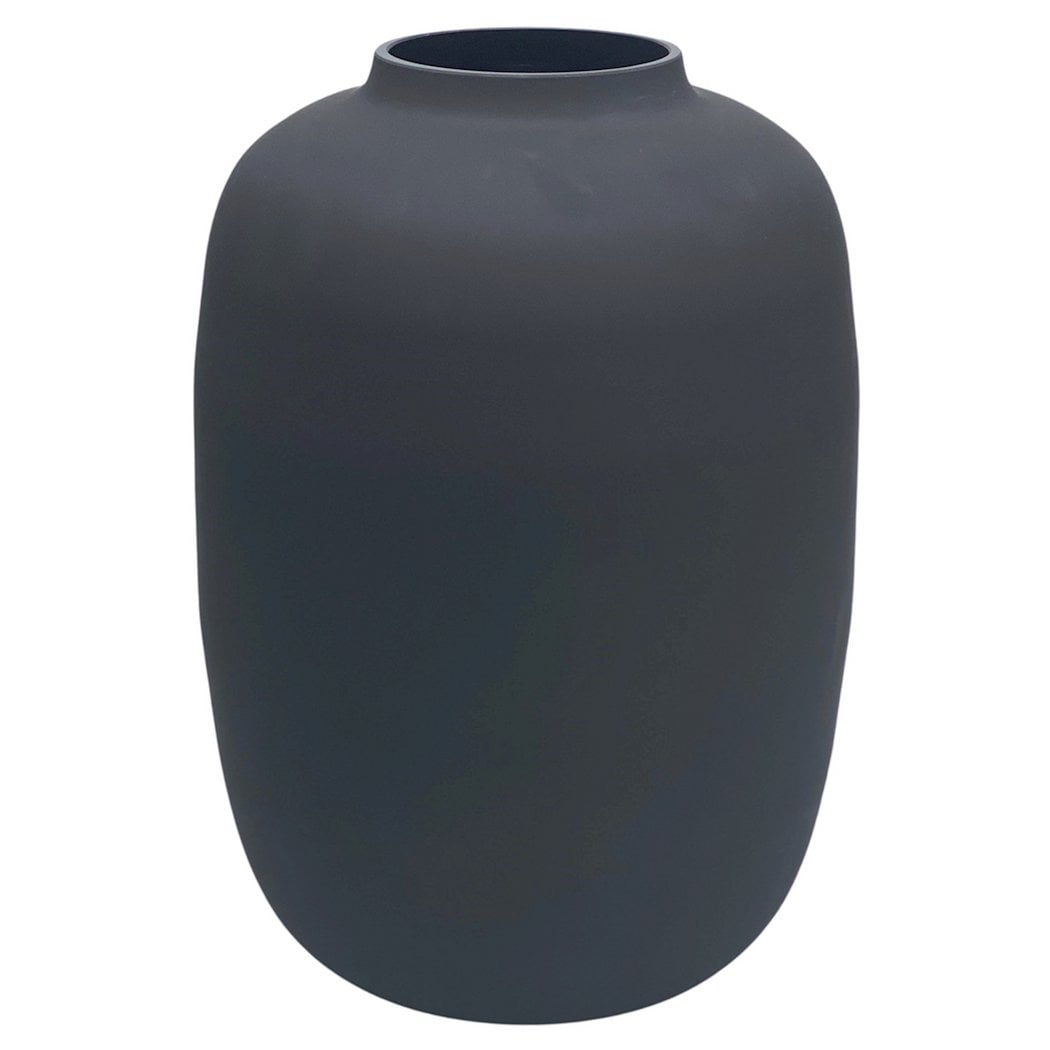 Vaas Artic M black Ø25 x H35 cm glas zwart
