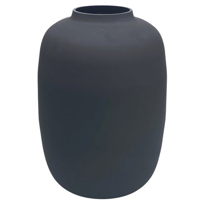 Vaas Artic M black Ø25 x H35 cm glas zwart