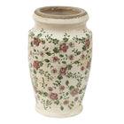 Vaas 15x26 cm roze beige keramiek