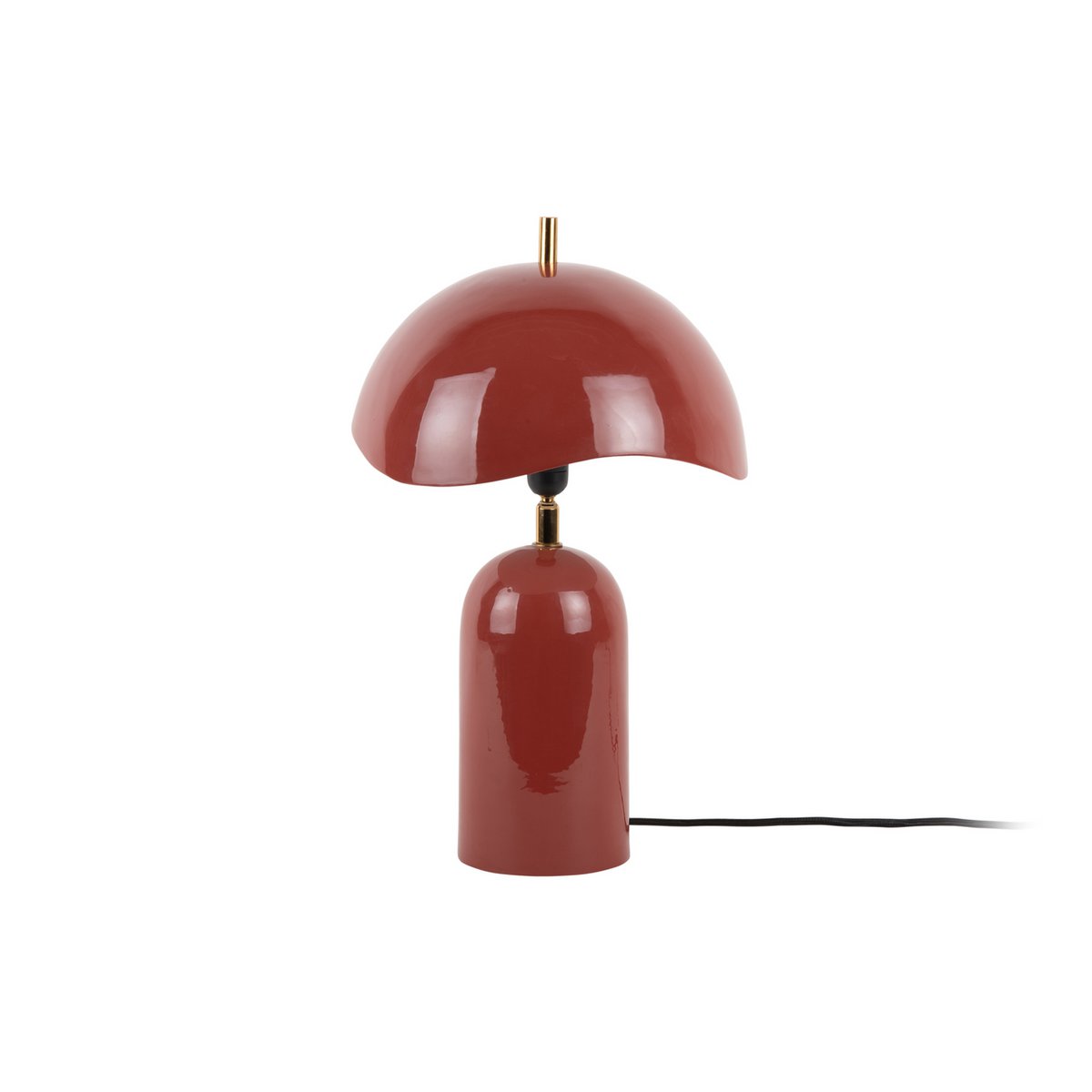 Tafellamp rood 41 cm ijzer